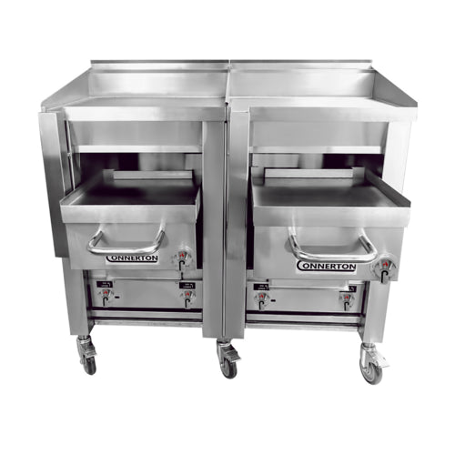 Connerton A-4F-48 Griddle on Overfire Broiler, Gas, Floor Model
