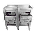 Connerton A-4F-48 Griddle on Overfire Broiler, Gas, Floor Model