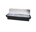Admiral Craft DCD-4BK Bar Condiment Holder