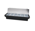 Admiral Craft DCD-6BK Bar Condiment Holder