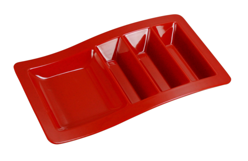 Yanco ME-1765 Plate/Platter, Compartment, Plastic