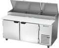 Beverage Air DP67HC Refrigerated Counter, Pizza Prep Table