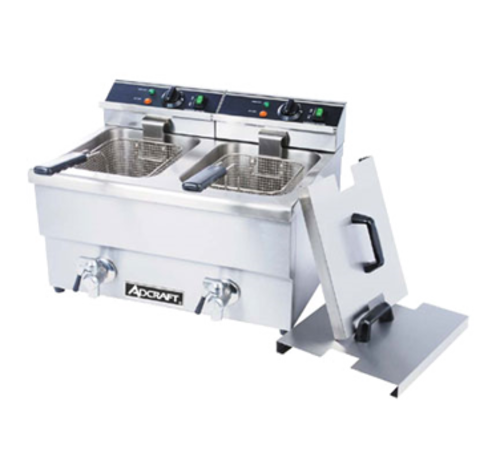Admiral Craft DF-12L/2 Fryer, Electric, Countertop, Split Pot