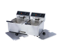 Admiral Craft DF-6L/2 Fryer, Electric, Countertop, Split Pot