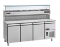 AMPTO MPP-3US Refrigerated Counter, Pizza Prep Table