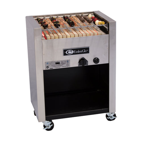 EmberGlo 25F-KABOB-NAT-5010401 Charbroiler, Gas, Floor Model