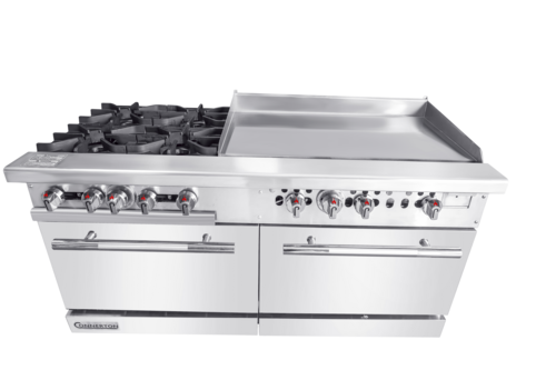 Connerton CN60-4-36G Range, 60" Restaurant, Gas