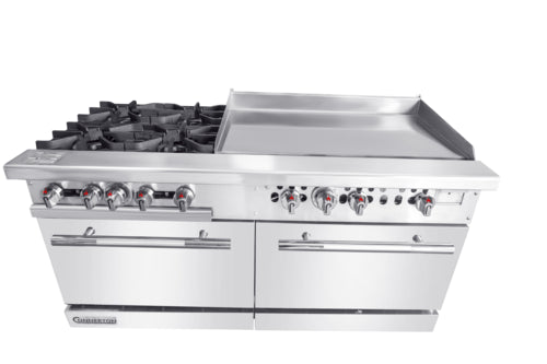 Connerton CN60-4-36G Range, 60" Restaurant, Gas