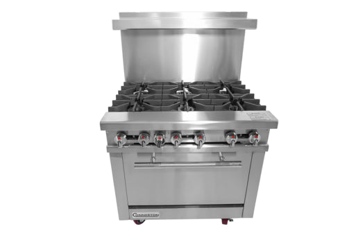 Connerton CN36-2-24G Range, 36" Restaurant, Gas