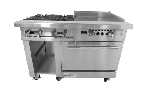 Connerton CN48-4-24G Range, 48" Restaurant, Gas