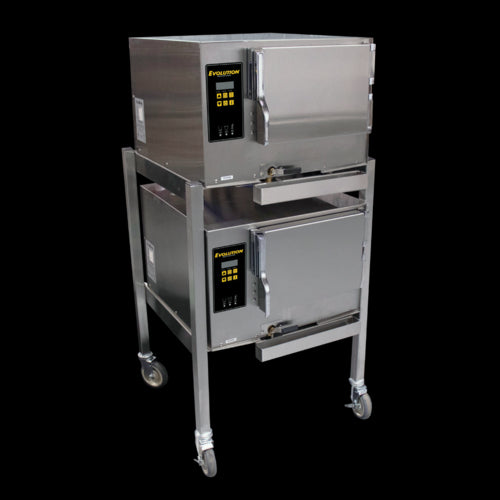 AccuTemp E32083E150 DBL Steamer, Convection, Electric, Boilerless, Floor Model