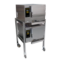 AccuTemp E34803E140 DBL Steamer, Convection, Electric, Boilerless, Floor Model
