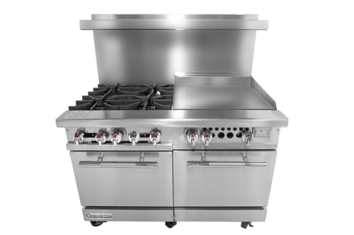Connerton CN48-4-24G-2OV Range, 48" Restaurant, Gas
