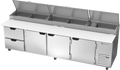 Beverage Air DPD119HC-2 Refrigerated Counter, Pizza Prep Table