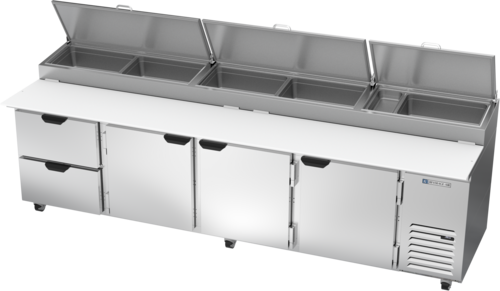 Beverage Air DPD119HC-2 Refrigerated Counter, Pizza Prep Table