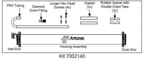 Antunes VZN ULTRAFILTER HOUSING KIT 7002140 Water Filtration System, for Multiple Applications