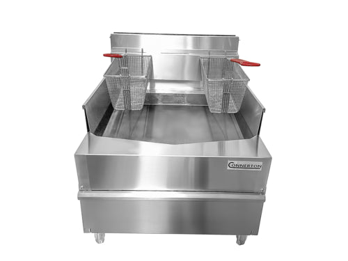 Connerton CSF-24 SHALLOW FRYER Fryer, Gas, Floor Model, Full Pot