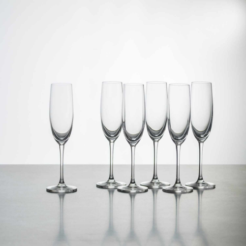 Korin Inc GL-D107-PK Glass, Champagne / Sparkling Wine