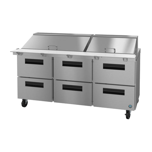 Hoshizaki SR72B-30MD6 Refrigerated Counter, Mega Top Sandwich / Salad Unit