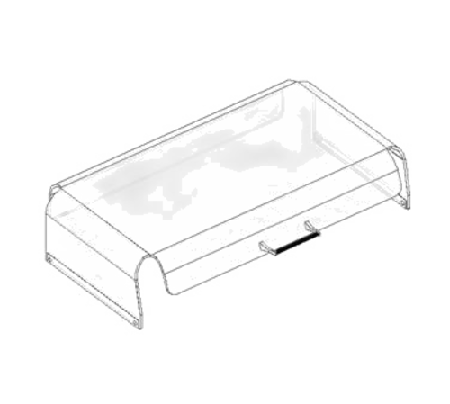 Antunes 9390106 Hot Dog Grill Sneeze Guard