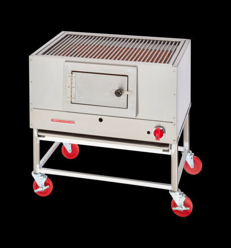 American Range AMSQ-60 Charbroiler, Wood Burning