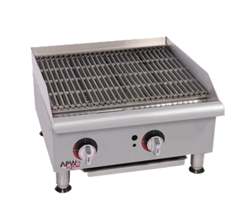 APW Wyott GCRB-24S Charbroiler, Gas, Countertop