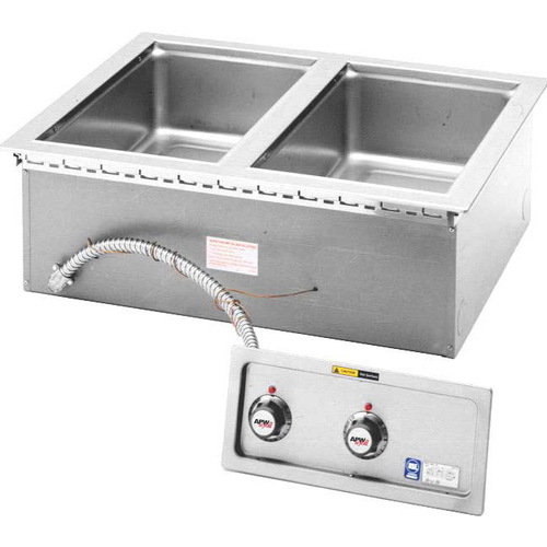 APW Wyott HFW-2DS Hot Food Well Unit, Drop-In, Electric