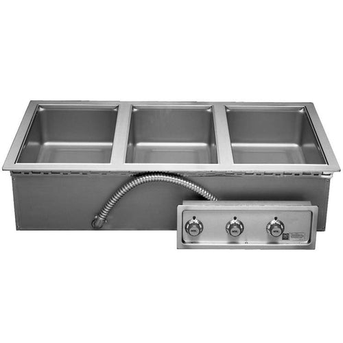 APW Wyott HFW-3DTS Hot Food Well Unit, Drop-In, Electric