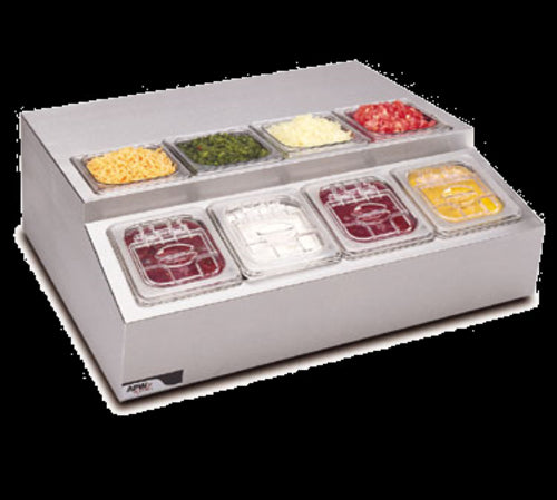APW Wyott RTR-8 Refrigerated Countertop Pan Rail