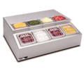 APW Wyott RTR-8 Refrigerated Countertop Pan Rail