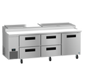 Hoshizaki PR93B-D4 Refrigerated Counter, Pizza Prep Table