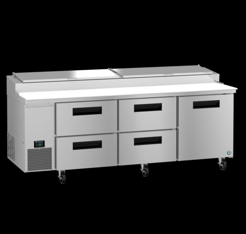Hoshizaki PR93B-D4 Refrigerated Counter, Pizza Prep Table