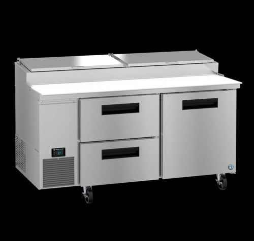 Hoshizaki PR67B-D2 Refrigerated Counter, Pizza Prep Table