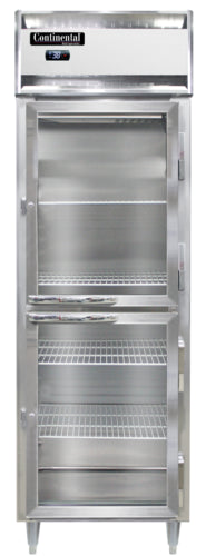 Continental DL1W-SA-PT-HD-GD-SD Heated Cabinet, Pass-Thru