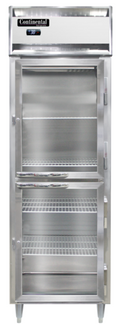 Continental DL1W-PT-HD-GD-SD Heated Cabinet, Pass-Thru