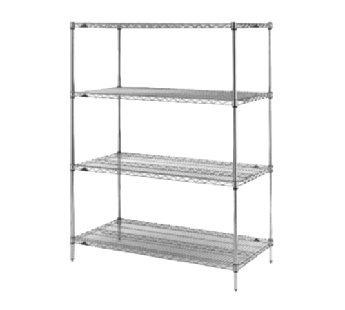 Metro N376K3 Shelving Unit, Wire
