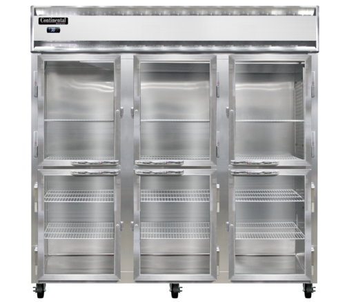 Continental 3RNSAPTHD-GD-SD Refrigerator, Pass-Thru