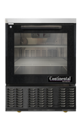 Continental UC24NGD-B Refrigerator, Undercounter, Reach-In