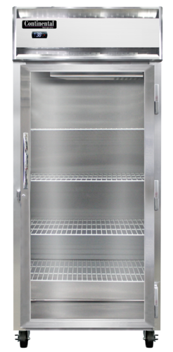 Continental 1RXNPT-GD-SD Refrigerator, Pass-Thru