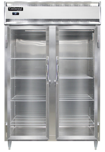 Continental D2RNSAPT-GD-SD Refrigerator, Pass-Thru