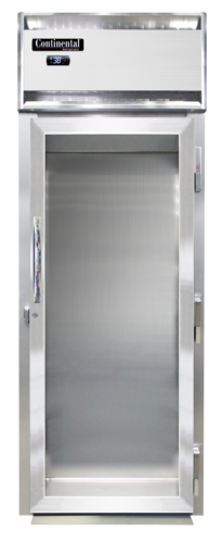 Continental D1RINSART-GD-SD Refrigerator, Roll-Thru