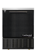 Continental UCF24SN-B Freezer, Undercounter, Reach-In