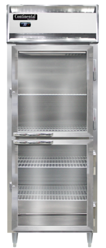 Continental D1RENSSPTHD-GD-SD Refrigerator, Pass-Thru