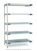 Metro 5AX377GX3 Shelving Unit, All Plastic