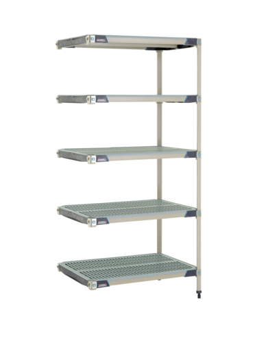 Metro 5AX537GX3 Shelving Unit, All Plastic