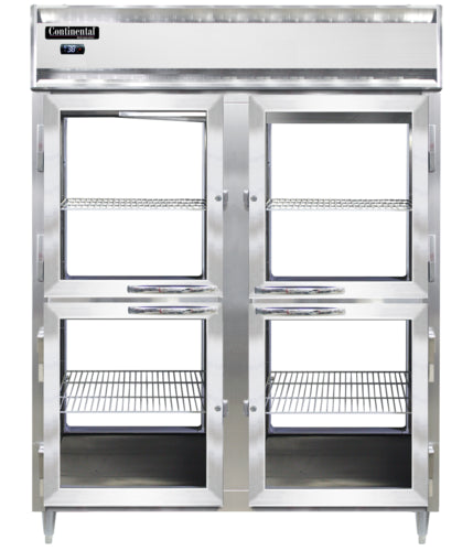 Continental D2RENSAPTHD-GD-GD Refrigerator, Pass-Thru