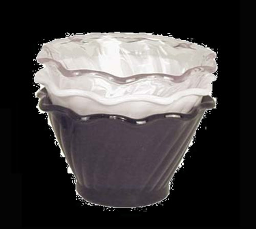 Admiral Craft ICC-5CL Ice Cream Sundae Dessert Dish, Plastic