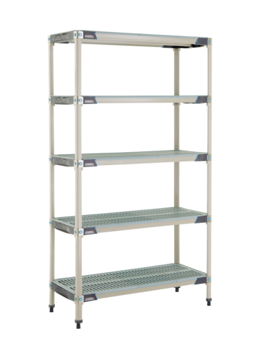 Metro 5X347GX3 Shelving Unit, All Plastic