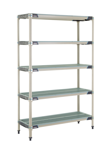 Metro 5X357GX3 Shelving Unit, All Plastic