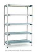 Metro 5X517GX3 Shelving Unit, All Plastic